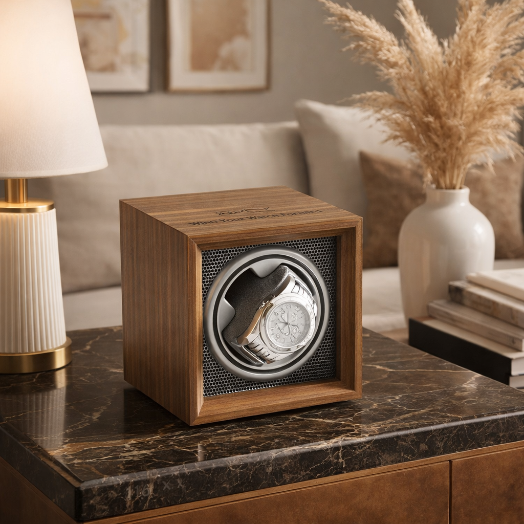 Remontoir Automatique De Luxe En Bois  – 1 Emplacement