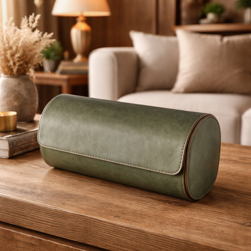 Watch Roll De Voyage Kaki – Étui Compact Pour 1 À 3 Montres