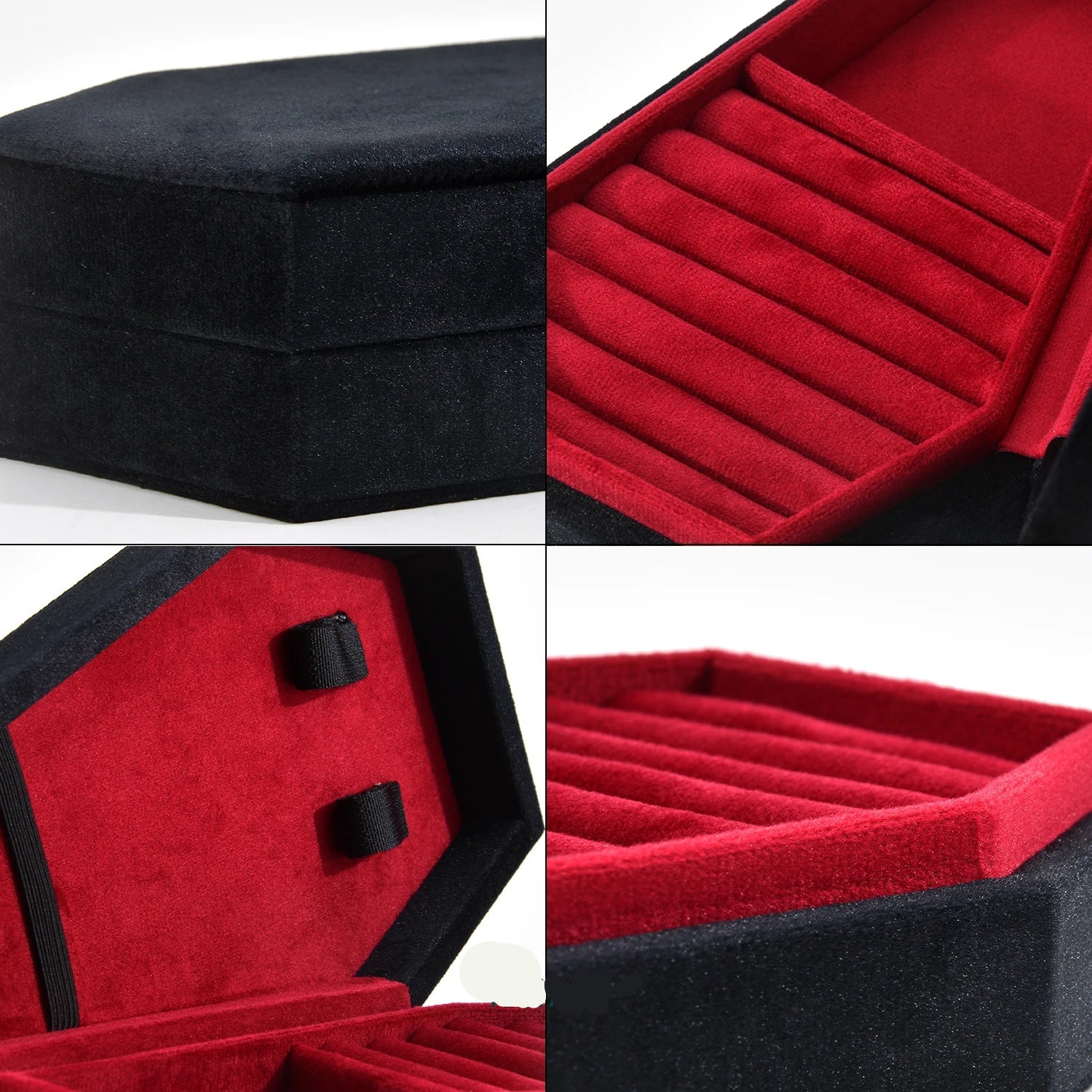 Boîte à Bijoux Cercueil Velours Gothique – Mixte