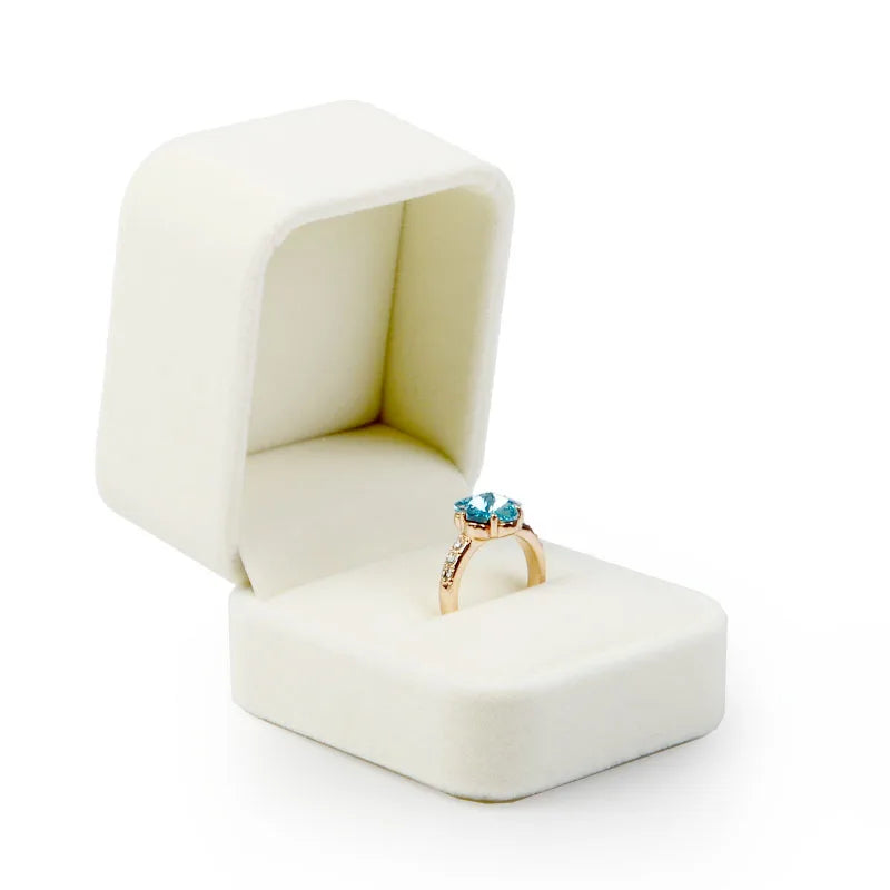 Boîte à Bijoux Velours Classique Élégante