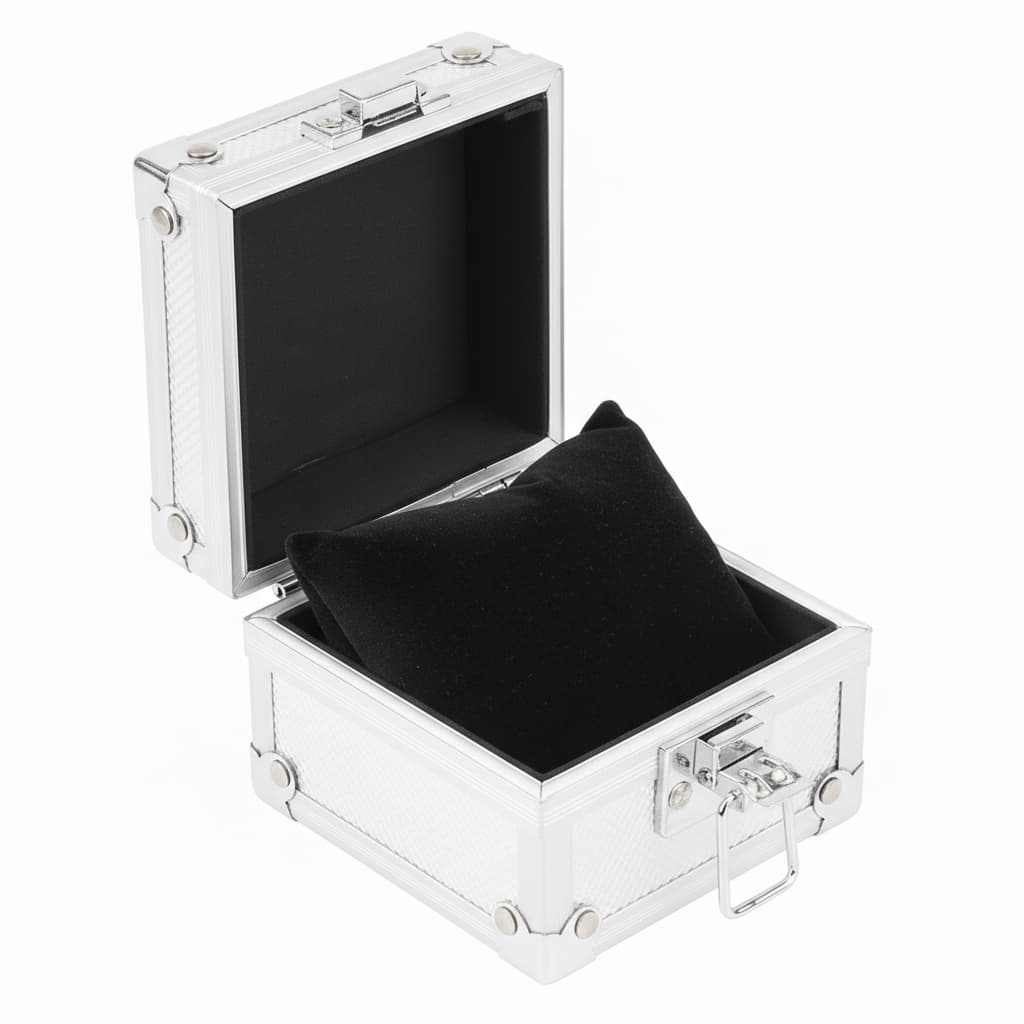 Boite À Montre Aluminium – Coffret Élégant 1 Emplacement