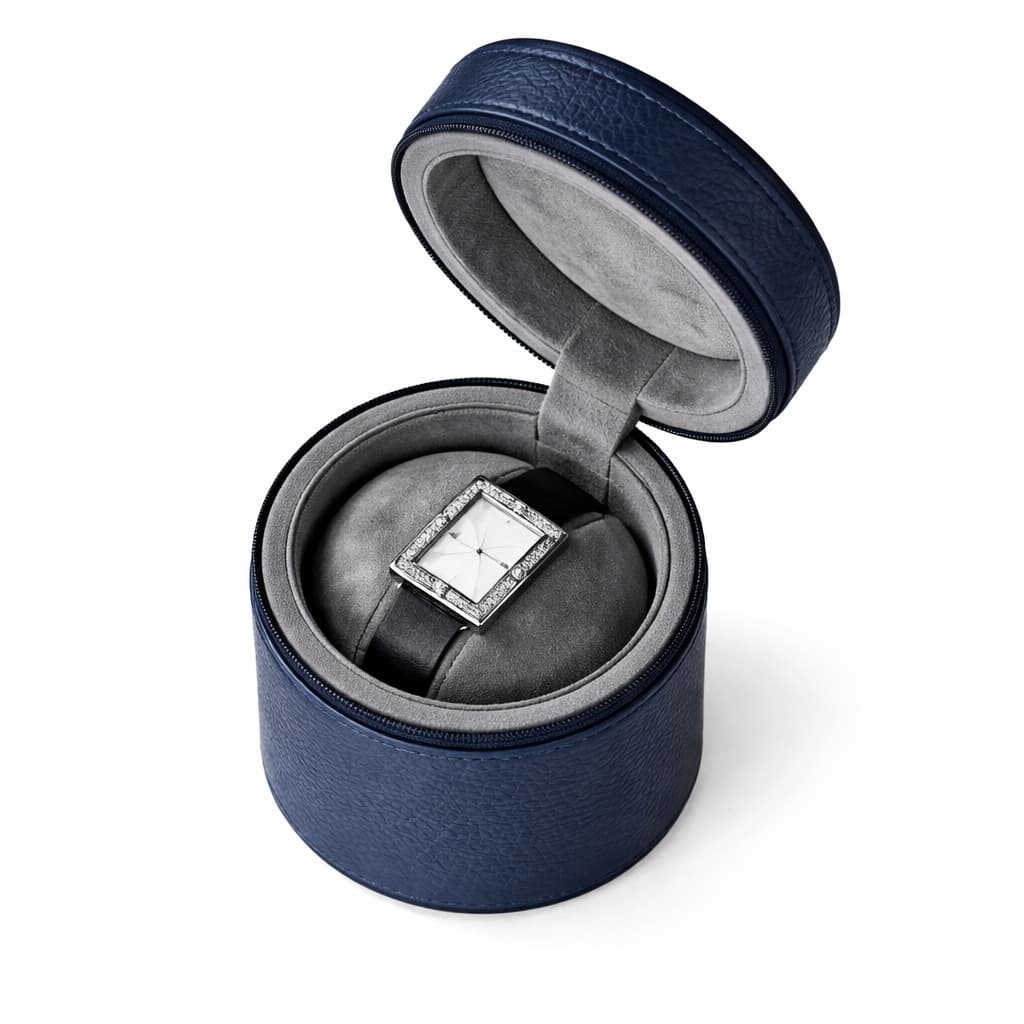 Boite À Montre De Voyage Cuir PU – Étui Luxe Portable