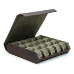 Boite À Montre En Cuir – Rangement Vintage 12 / 16 / 20 Emplacements