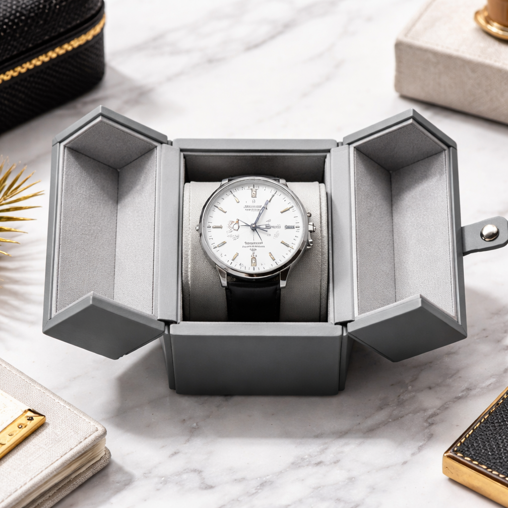Boite À Montre En Cuir PU – Écrin Minimaliste