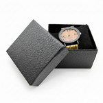 Boîte à Montre Imitation Cuir – Motif Lychee