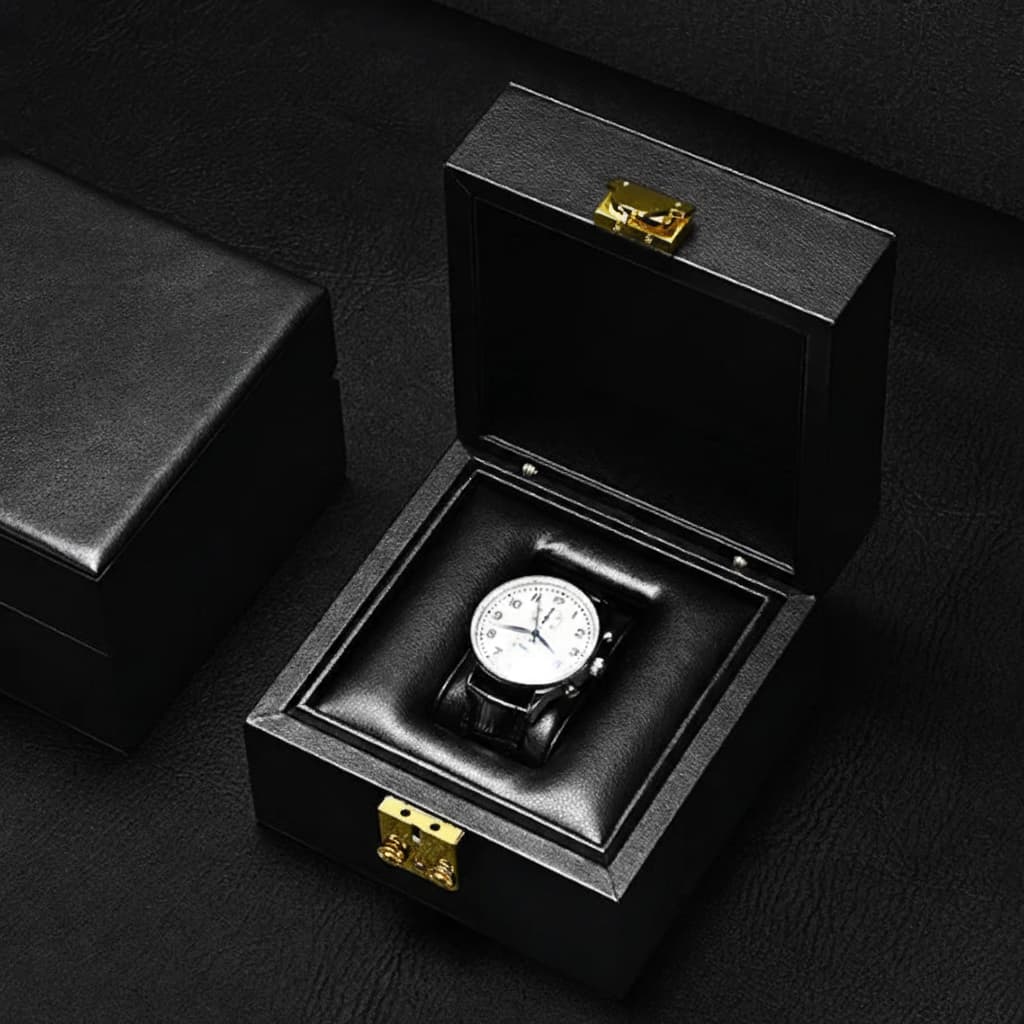Boite À Montre En Cuir PU – Coffret Luxe 1 Emplacement