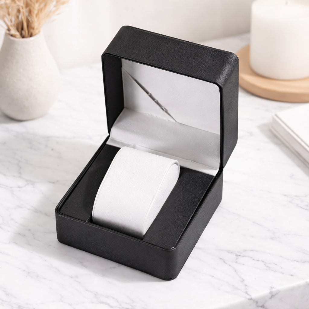 Boîte à Montre Simple en PU – Écrin de Présentation
