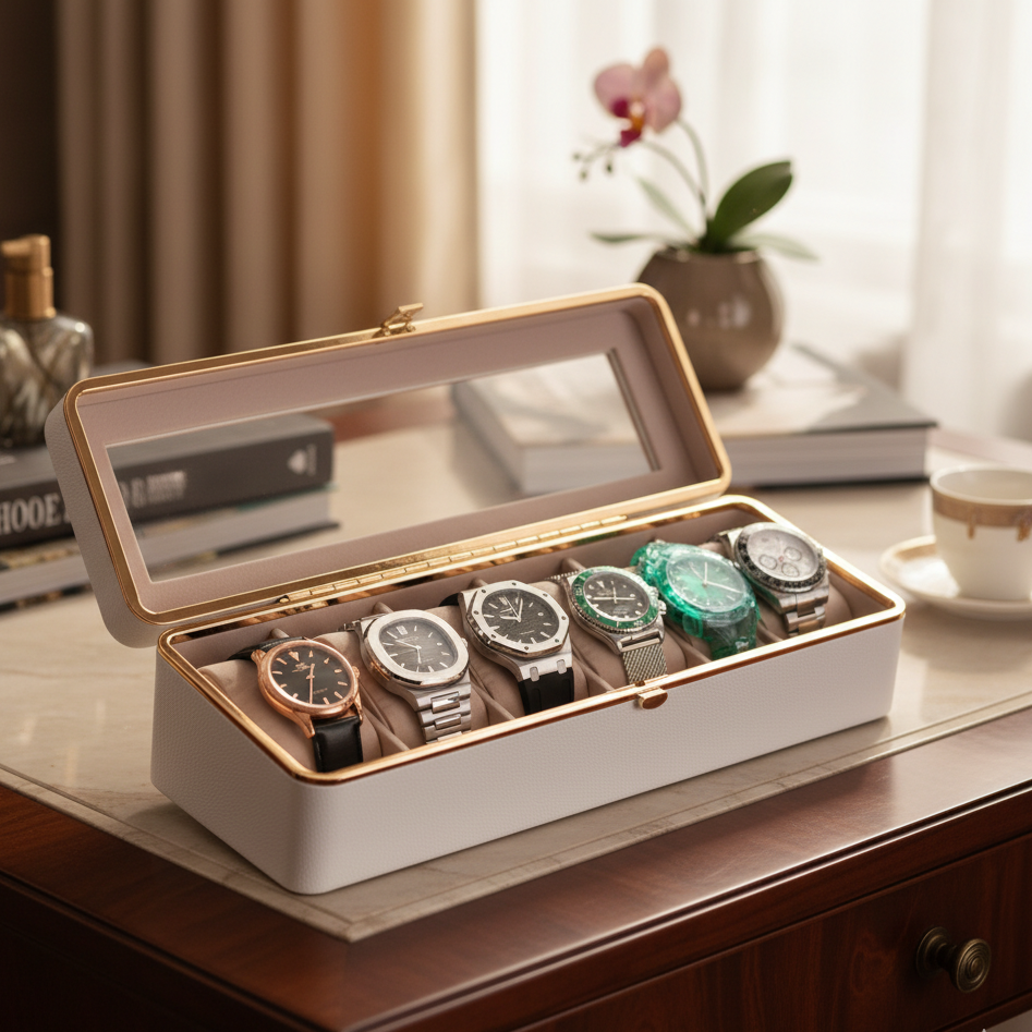 Boite À Montre – Protection Élégante & Rangement Sécurisé