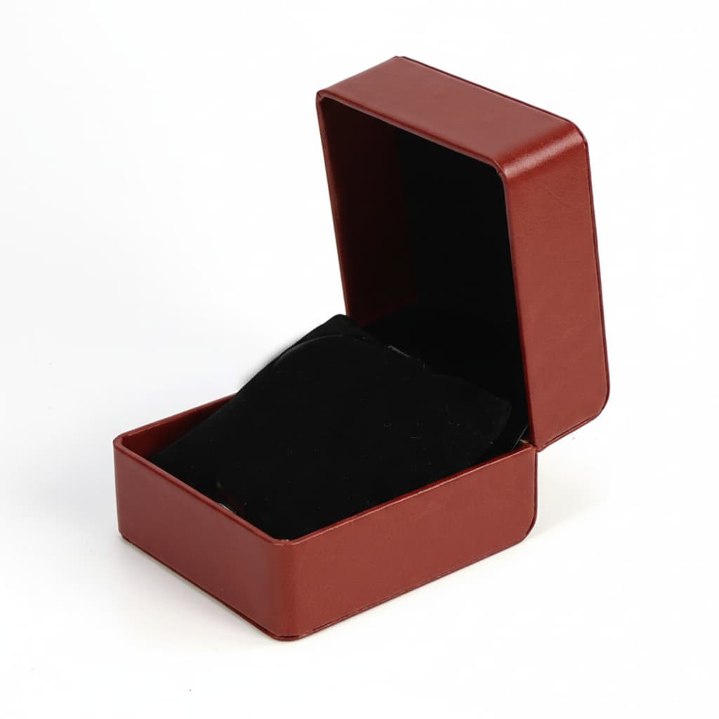 Boite À Montre En Cuir PU – Coffret Marron 1 Emplacement