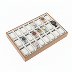 Coffret Présentoir Bois Pour Collection – 30 Compartiments
