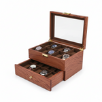 Coffret en Bois Pour 20 Montres – Rangement Rétro