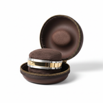 Étui Zippé À Montre De Voyage En Cuir – 1 Emplacement