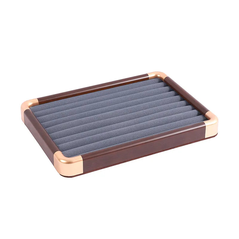 Plateau Présentoir Bijoux en Bois Noyer – Mixte