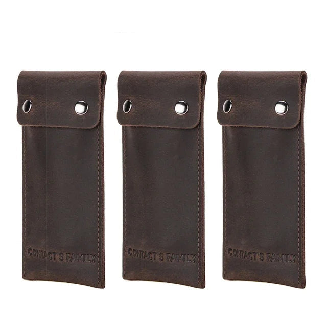 Pochette À Montre En Cuir – Lot De 3, 5 Ou 10 Pièces