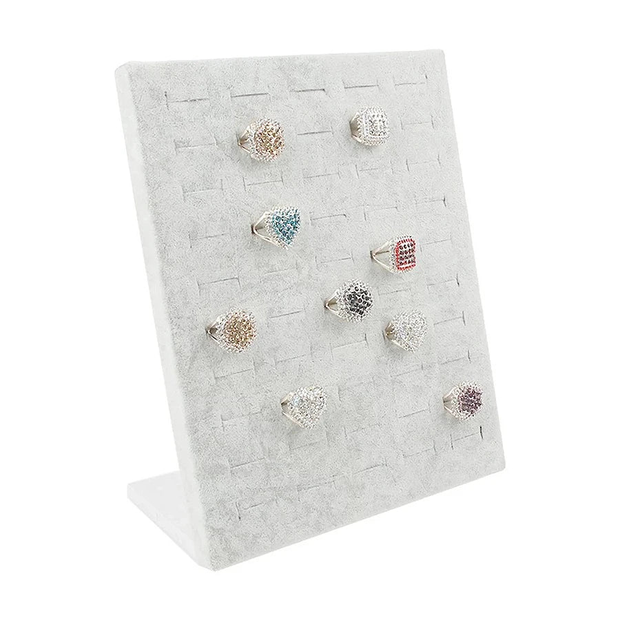 Présentoir à Bagues 50 Emplacements Velours