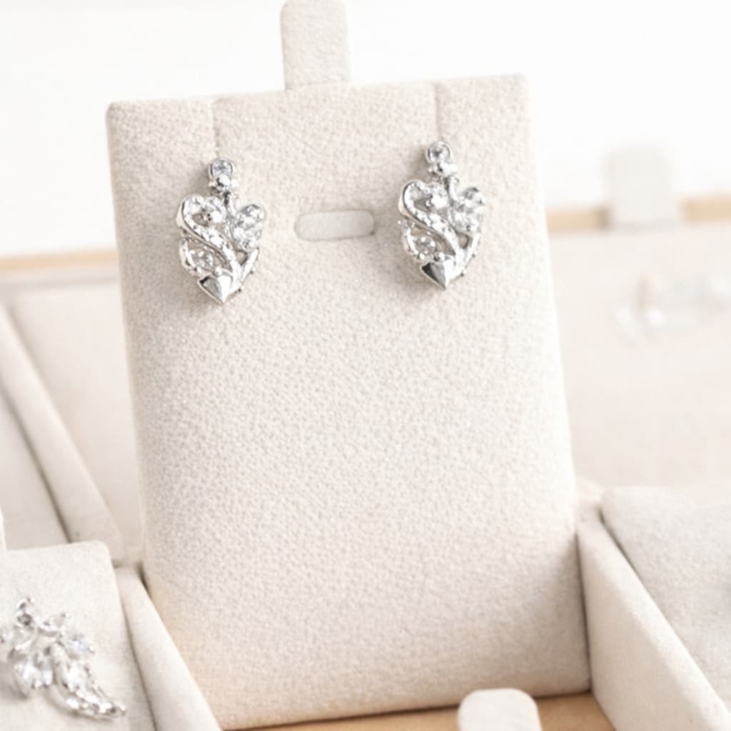 Présentoir Bijoux Plateau en Bambou et Bois