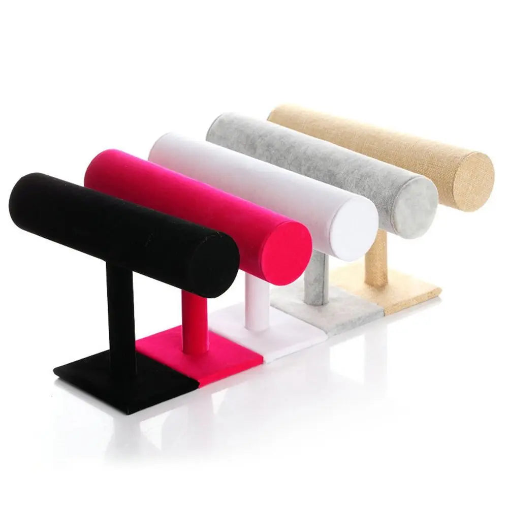 Présentoir Vertical En Velours – Support Élégant Multicolore