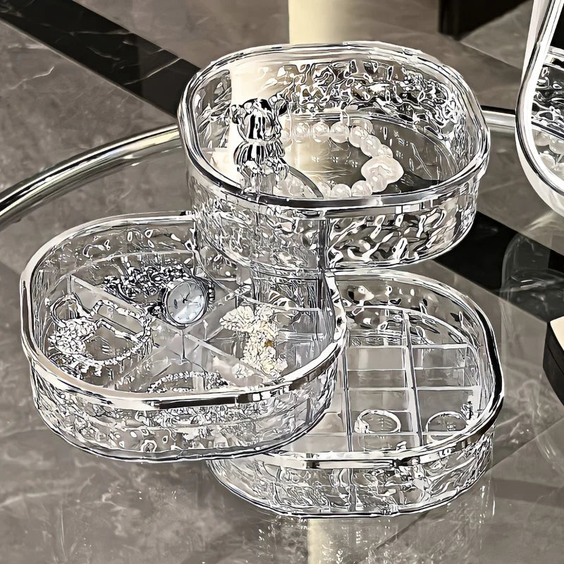 Boîte à Bijoux Rotative pour Boucles d’Oreilles – Femme