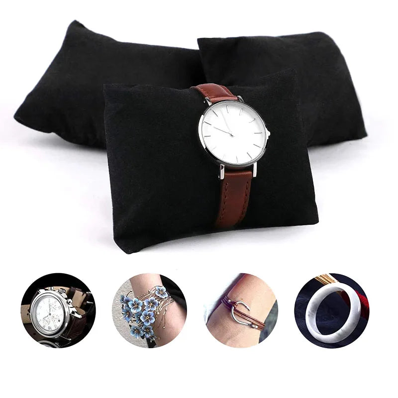 Coussin Présentoir Montre En Velours – Lot De 12 Supports