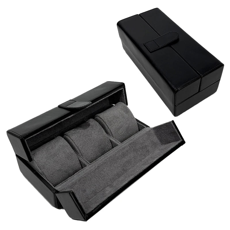 Boite À Montres En Cuir PU – Coffret Luxe 1, 2 Ou 3 Emplacements