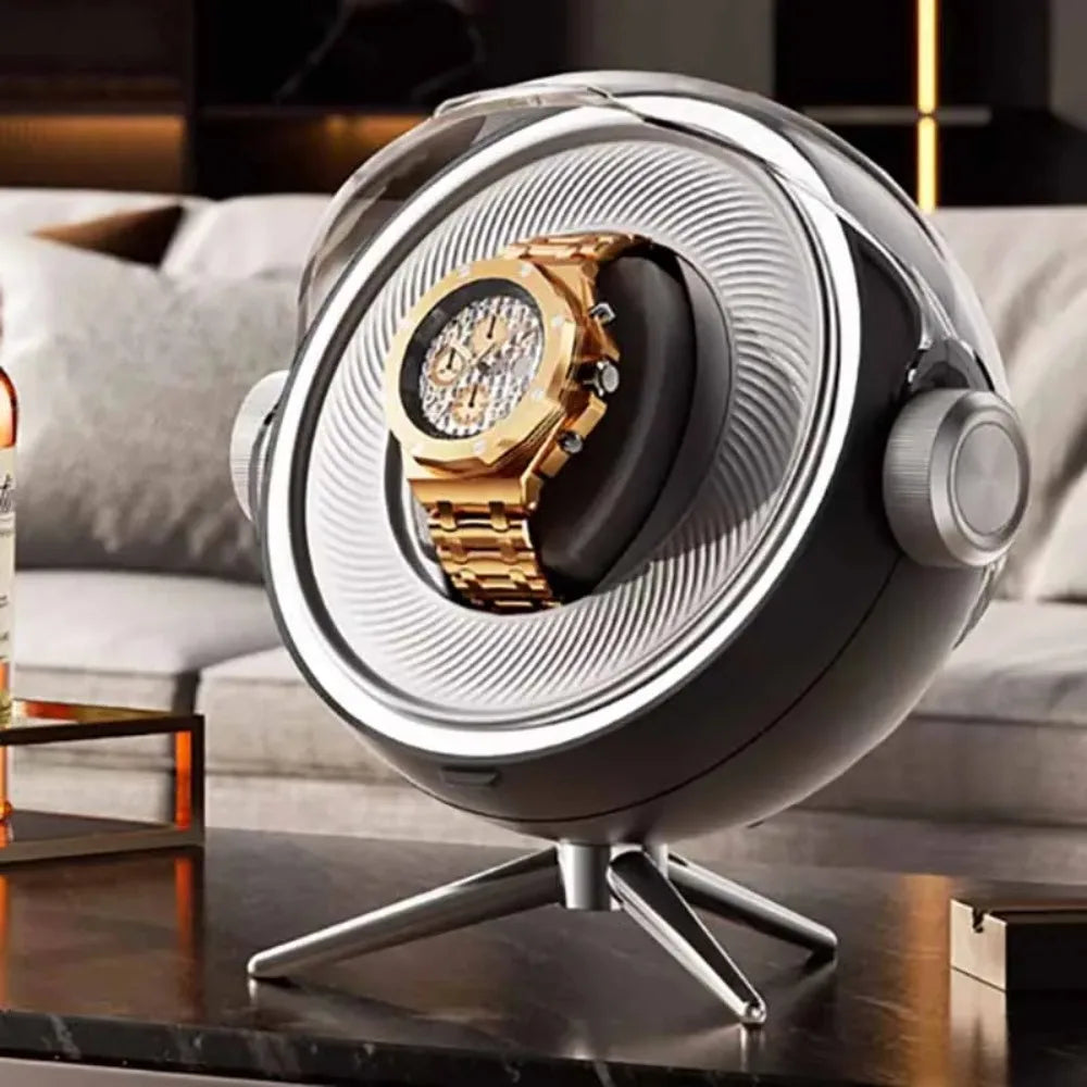 Remontoir Automatique Luxe Éclairage LED – Fonctionnement Silencieux