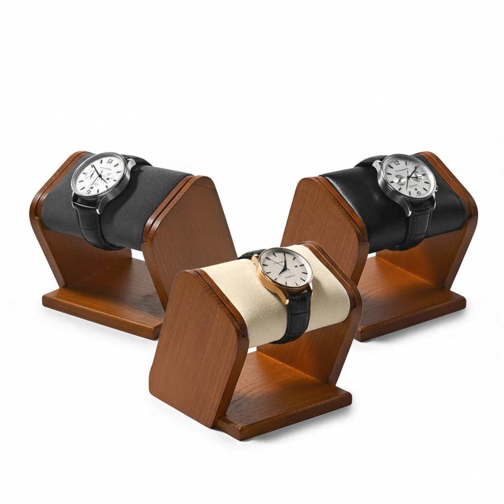 Support En Bois Massif Pour Montres