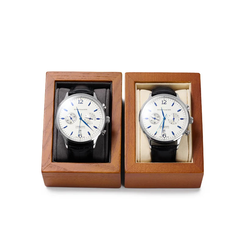 Support À Montre En Bois Massif – Coffret Premium