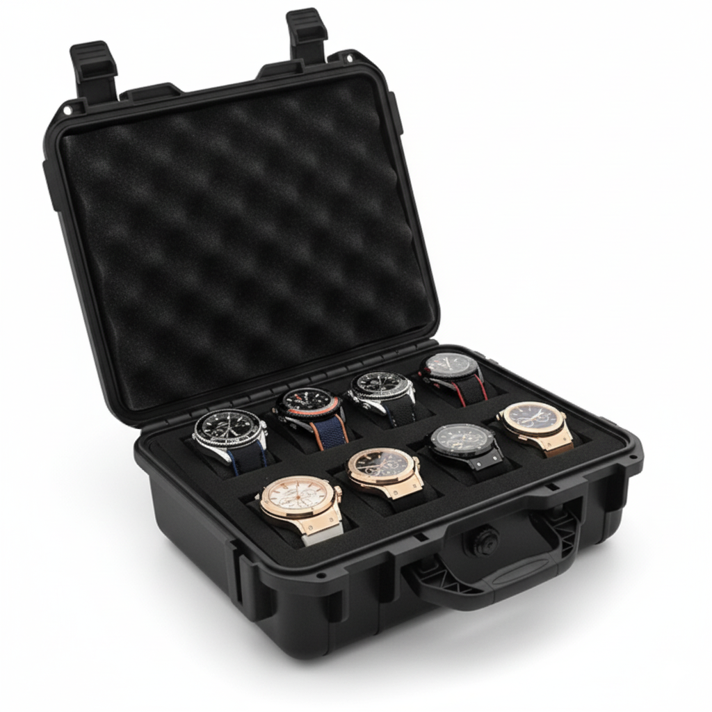 Boîte à Montres Étanche – 8 ou 15 Emplacements