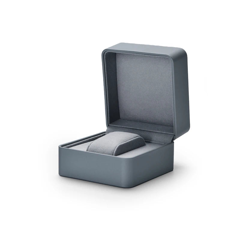 Boîte Carrée En Similicuir – Écrin Moderne 1 Emplacement