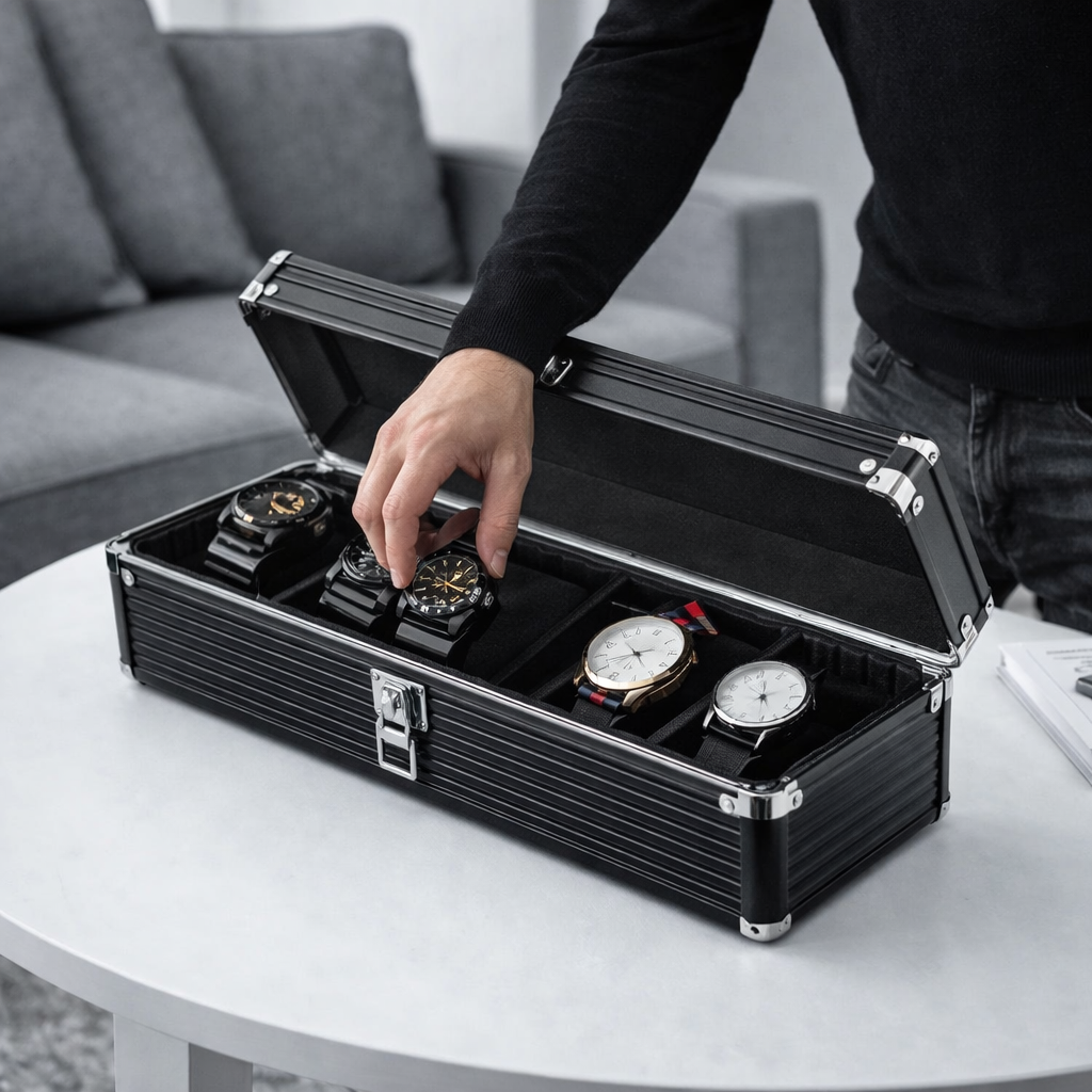 Boîte En Aluminium – Protection Rigide 5 Emplacements