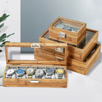 Coffret En Bambou Pour Montres – Exposition Naturelle Et Élégante